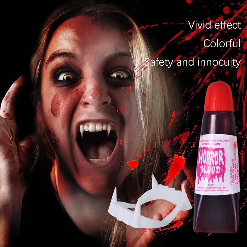 Cosplay Prop Paint - Halloween Vampierprothese Kunstmatig Plasma Set, Realistische