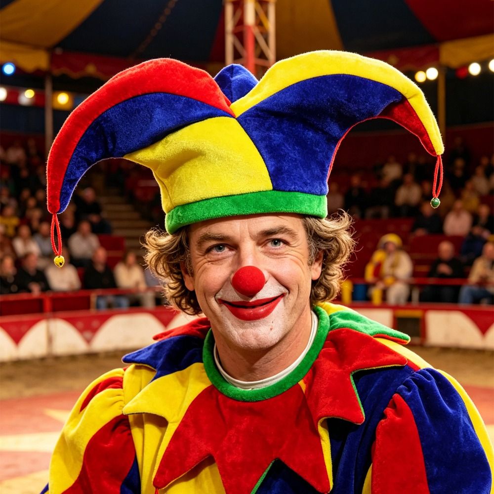 Free Cosplay Prop Patterns - Cap Prop Veelkleurige Clownhoed Grappig ontwerp