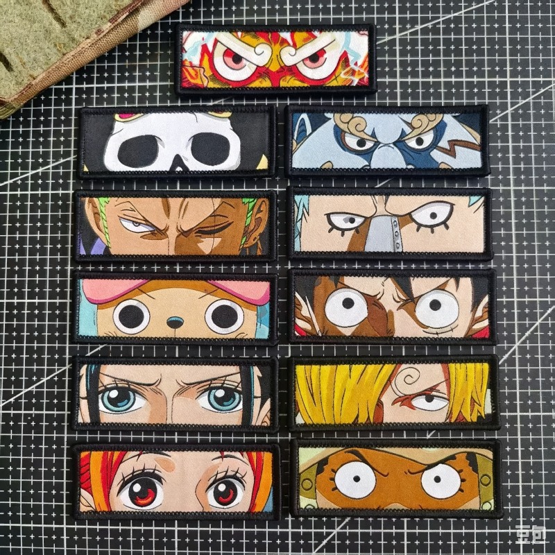 Velcro Hook Loop - Anime One Piece klittenbandpatch Eyes Series