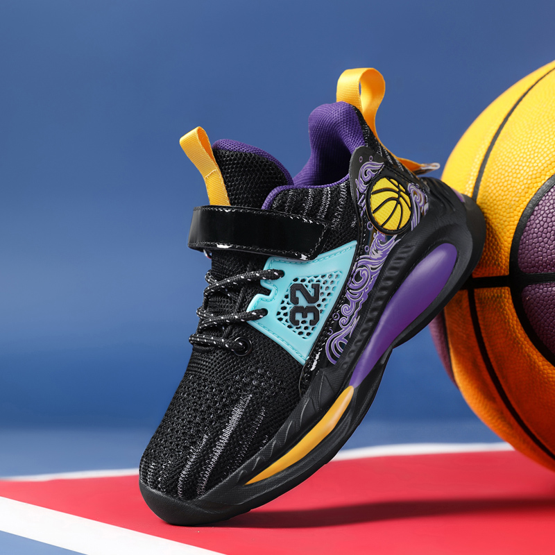 Velcro Hook Loop - Een paar ademende basketbalschoenen voor kinderen