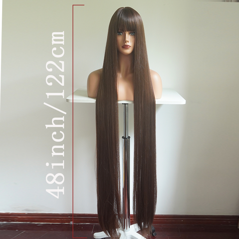 48 inch ultralange rozenkleuri - Wig Fiber Net recensie en prijs